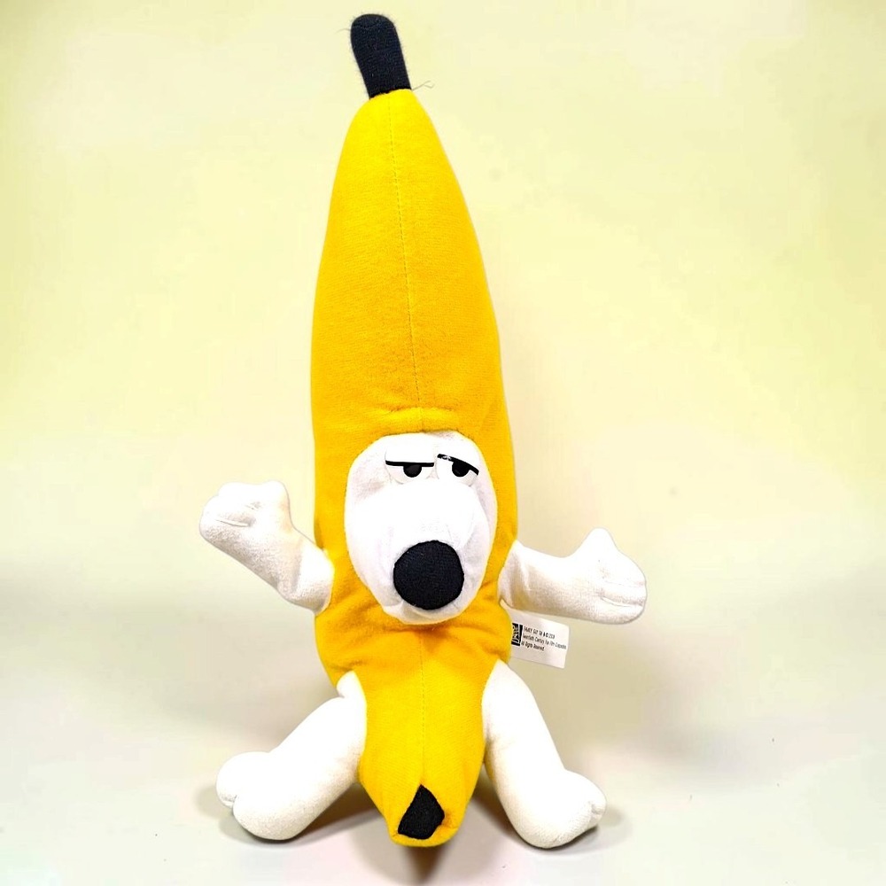 Family Guy Brian Griffin Banana Costume Plush 2008 Nanco Peanut Butter Jelly 11"